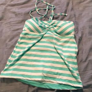 striped tankini